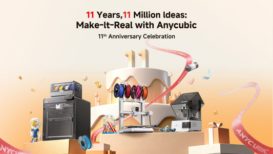 Wyprzedaż z okazji 11. rocznicy Anycubic 2026: zniżki na drukarki 3D i promocje na materiały