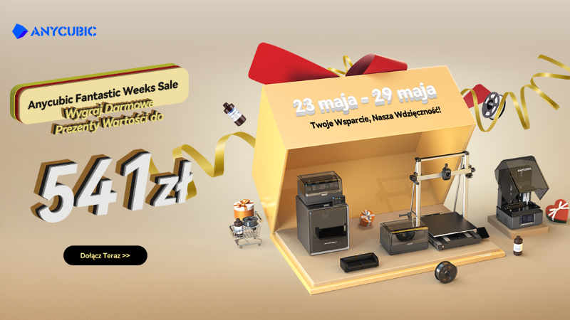 Wyprzedaż Drukarek 3D! Bezkonkurencyjne Okazje - Anycubic Fantastic Weeks