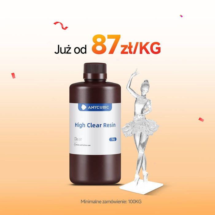 Żywica o Wysokiej Przejrzystości 10-100KG
