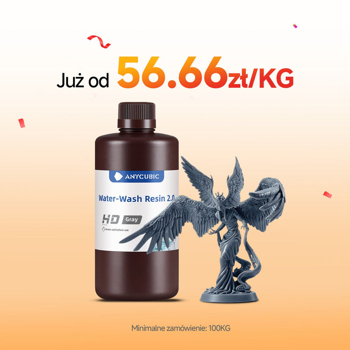 Żywica Zmywalna Wodą 2.0 10-100KG