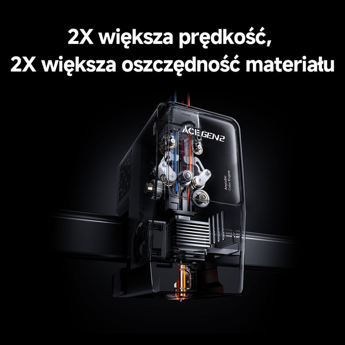 Drukarka 3D Anycubic Kobra X z wbudowanym systemem 4 kolorów – idealna pierwsza warstwa, ciche i stabilne drukowanie, łatwa obsługa dla początkujących.